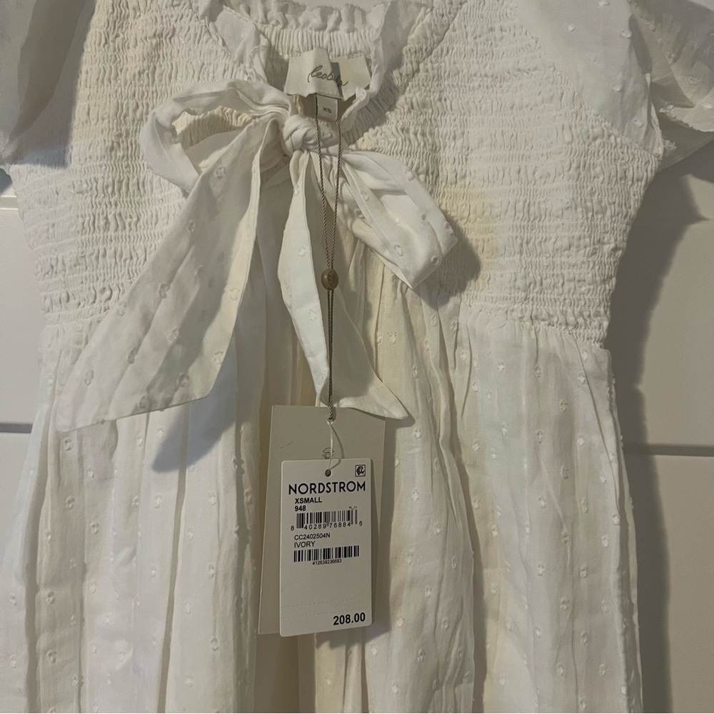 NWT Cleobella Ashlyn Ivory Midi Dress Size XS - Picture 9 of 10